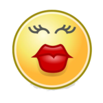Kiss Smiley PNG File icon png