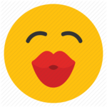 Kiss Smiley PNG Transparent Image icon png