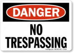 No Trespassing Sign PNG Photo icon png