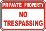 No Trespassing Sign Transparent PNG icon png
