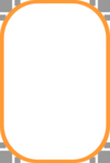 Orange Border Frame PNG Clipart icon png