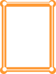 Orange Border Frame PNG Picture icon png