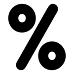 Percentage Transparent Images PNG icon png