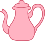 Pink Tea Clip Art PNG icon png
