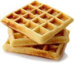Waffles Transparent Background icon png